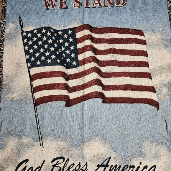 American Flag September 11 2001 Tapestry Throw Blanket USA 9/11 20th Anniversary - Picture 4 of 6